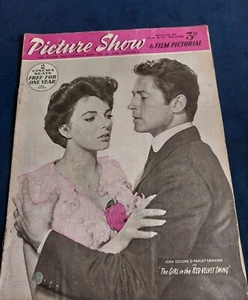 Rare PICTURE SHOW Magazine 18 FEBRUARY 1956 Joan Collins Farley Granger PS111 - Picture 1 of 8
