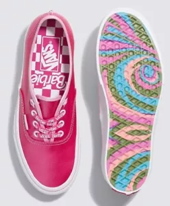 Vans X Barbie Authentic Stac Platform Hot Pink White Sneaker Shoes Women 10.5 US - Picture 1 of 13
