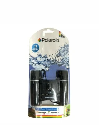 Polaroid IB821 8 x 21 Multi-Coated Compact Portable Binoculars Water-Resistant - Image 1 of 4