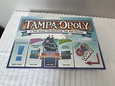 TAMPAOPOLY BOARD GAME RARE Tampa, Florida City Collectible Monopoly NIB - Image 1 of 4