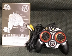 2005 WWE JAKKS Plug & Play Videospiel NEU komplett mit Buch nur ausgestellt! WWF - Bild 1 von 6