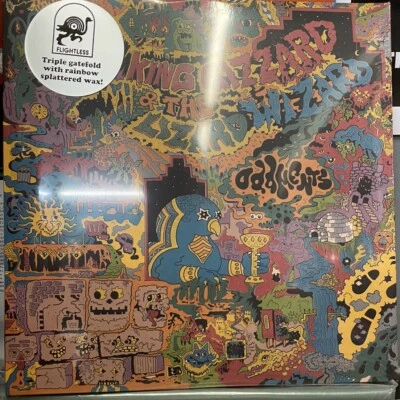 king gizzard and the lizard wizard vinyl - ODDMENTS 2014 LTD RAINBOW SPLATTERED - Image 1 of 2