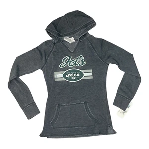 NFL Teens Apparel Juniors Size Medium 7/9 New York Jets Hoodie Lightweight Shirt - Picture 1 of 6