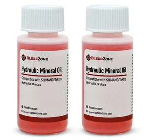 2 botellas de líquido de aceite mineral de 60 ml para frenos hidráulicos de bicicleta Shimano Tektro - Imagen 1 de 1