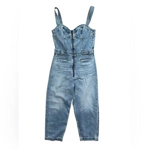 Erica Darla Denim jumpsuit Women’s Large - Picture 1 of 8