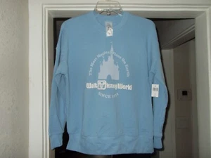 Disney Parks Walt Disney World Since 1971 Blue Women's Sweatshirt Size XSmall - Picture 1 of 6