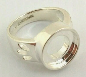 Kameleon Cut Out Shoulder Ring, Sterling Silver, Kr-15, Kr015  Size 6, New - Picture 1 of 1