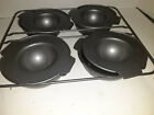 Steel Egg Poacher Pan Insert | 4 Poached Egg Cups Wire Rack
