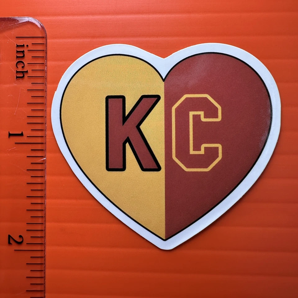 Kansas City Chiefs Sticker NFL Football - Image 1 of 1