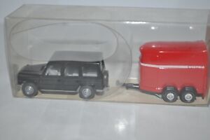 Wiking 66 (66/1) MB 230 G w/Red Horse Trailer for Marklin NEW w/BOX