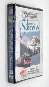 WORLD'S GREATEST TRAIN RIDE VIDEOS TRANS-SIBERIA New VHS Railroads Russia Moscow - Picture 1 of 4