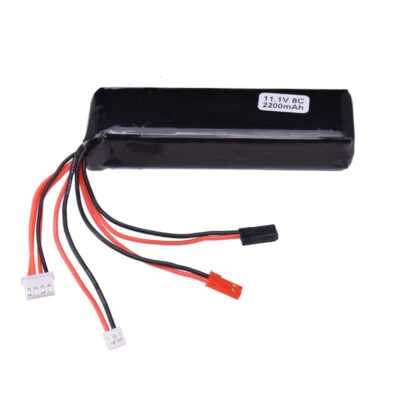 11,1V 3S 2200mAh Lipobatterie JST JR Futaba Stecker für RC Transmitter Drohne - Bild 1 von 4