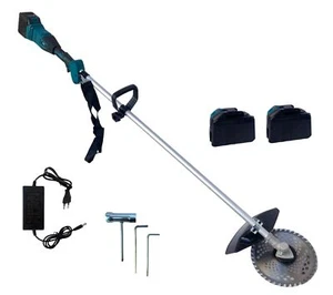 Decespugliatore Elettrico a Batteria Litio 88V Tagliaerba Tagliabordi Rasaerba - Foto 1 di 5