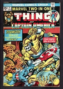 Marvel Two In One #4 (1974) - VG+ Marvel Value Stamp Intact - Picture 1 of 2