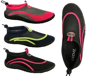 Women's Water Shoes Aqua Sock Beach Surfing Pool Yoga Exercise--Aqua Shield (L) - Picture 1 of 10