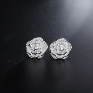 925 Sterling Silver Earring stud for Women Fashion Birthday Gifts classic party