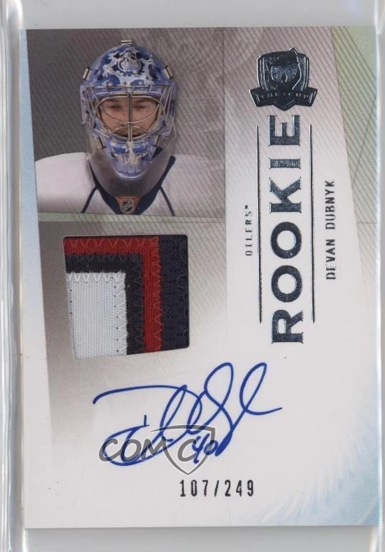 2009-10 Upper Deck The Cup /249 Devan Dubnyk #176 RPA Rookie Patch Auto RC - Image 1 of 2