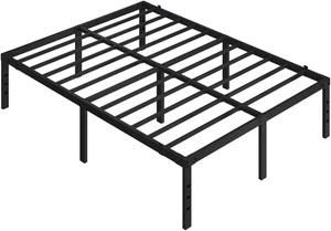 Rete Letto Matrimoniale 41,5 Cm in Metallo 140 Cm × 200 Cm Senza Testiera Spazio - Foto 1 di 12
