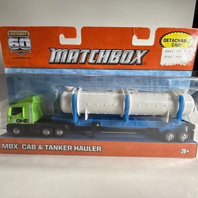 2012 Matchbox 60th anniversary AONE MBX Cab & Tanker Hauler Tractor Trailer J19 - Image 1 of 3