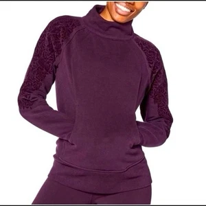 Lululemon Pullover Long Sleeve Sweatshirt Scuba Fleece in Women's Size 4 Or S - Picture 1 of 10