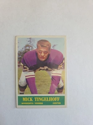 1964 Philadelphia - Mick Tingelhoff #110 (RC) - Image 1 of 4