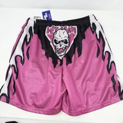 Nuevo con etiquetas Pantalones Cortos Chalk Line Bret Hart Hitman WWE Retro Entance Nuevos Lucha Libre Talla S Bran Foto 1 de 4