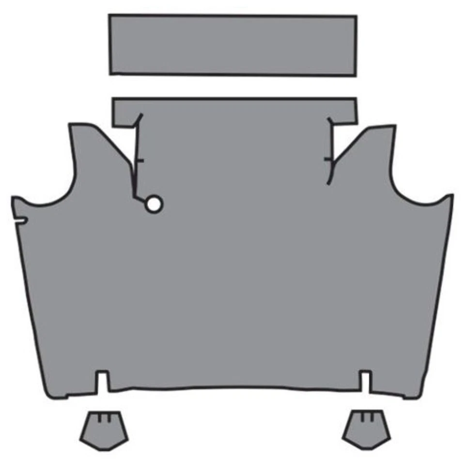 Cubierta de alfombrilla de maletero para 66-67 Mercury Comet 2 puertas techo rígido vinilo pequeño Ford Plaid Foto 1 de 4