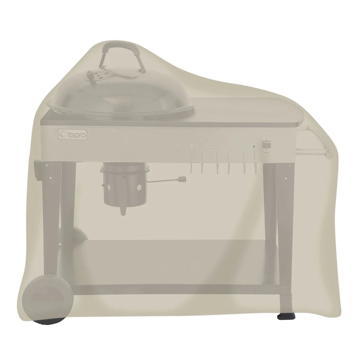 Tepro Abdeckhaube Für Spanferkelgrill „Columbus“ – Schutzhaube Aus Vinyl (ca. 209x69x76 Cm) Inkl. Aufbewahrungstasche