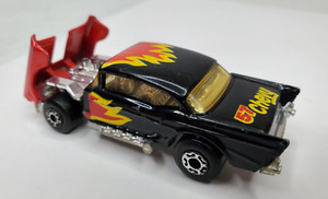 Matchbox "57" Chevy Diecast Car 1979 Red Flames Rare