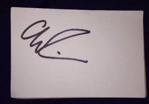 ADAM RICHMAN SIGNED 6X4 WHITE CARD TV AUTOGRAPH TRAVEL & COOKING 100% GENUINE