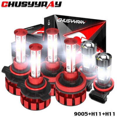 Combo 6X faros LED 6000K + faros antiniebla 6X para Lexus IS250 IS350 2011-2013 Foto 1 de 4