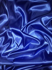 1 mtr royal blue lining satin fabric..58” wide (147cm) - Picture 1 of 4