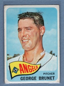 1965 Topps #242 George Brunet (b) VG  GOWA