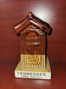 Vintage Tennessee Hillbilly Outhouse Ceramic Bank EUC - Picture 1 of 4