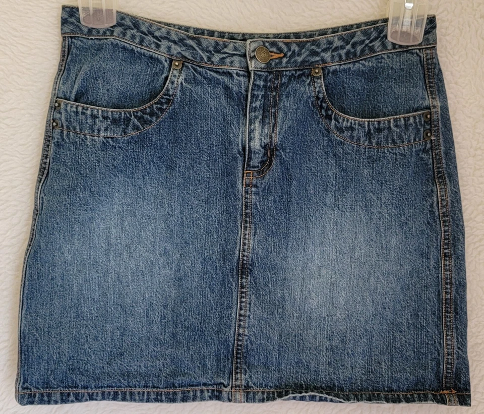 Falda SO GSJC Juniors para mujer talla 5 azul Jean Foto 1 de 4