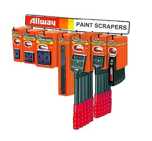 ALLWAY TOOLS FB7 Tubular Wood Scraper Merchandiser (50 Pc) - Image 1 of 1