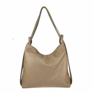 BORSA DA SPALLA CONVERTIBILE IN ZAINO VARI COLORI MERCURY MADE IN ITALY-QZ35838 - Picture 1 of 9