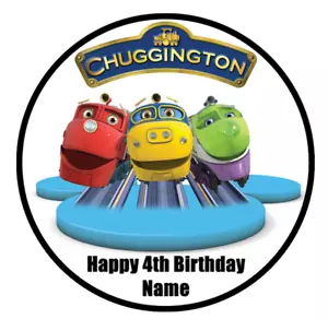 Chuggington Edible Wafer Cake Topper Birthday Cake Train Decorations (3 Sizes) - Picture 1 of 6