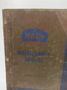 Vintage Old Collectible White Maintenance Manual 1950 Model 302264 - Bild 1 von 7