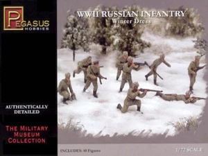 Pegasus Hobbies 1/72 - World War II WWII Russian Infantry (Winter Dress) 7269 - Imagen 1 de 1
