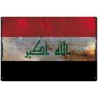 Blechschild Wandschild 20x30 cm Irak Fahne Flagge Geschenk Deko