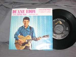 45 Record Duane Eddy Guitar Man With Picture SleeveEXC - Picture 1 of 2