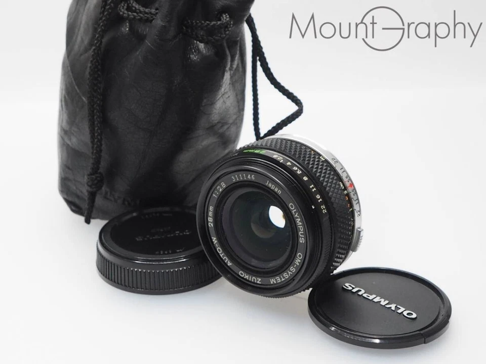 [NearMint W/CASE]Olympus OM-System Zuiko MC Auto-W 28mm f/2.8 Wide Angle - Image 1 of 4
