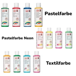 Textilfarben Stoffmalfarben Stofffarben 4x80ml Neu O.V.P - Bild 1 von 4