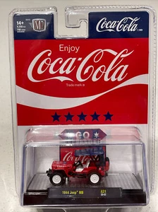 M2 750 Chase Coca Cola Go Refreshed Red White & blue 1944 Jeep MB Die Cast A31 - Picture 1 of 4