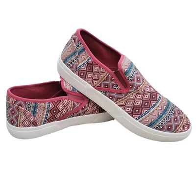 Zapatillas sin cordones para hombre Sun Stone Reins geoimpresión.  Talla 8M.  Nuevo en caja Foto 1 de 4