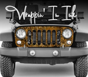 Envoltura de parrilla en pastizales camuflaje para Jeep Wrangler 1997-2006 - Imagen 1 de 1