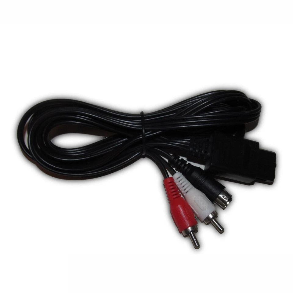 New S VIDEO Cable Cord For Nintendo 64 SNES Super N64 & GameCube SVHS S-Video - Image 1 of 1