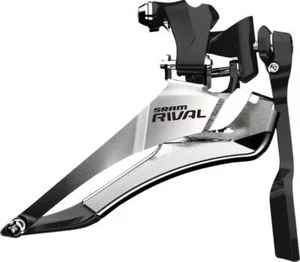SRAM Rival 22 Front Derailleur - 2x11-Speed Yaw Braze-on Chain Spotter Silver/BL - Picture 1 of 1