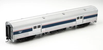 Walthers Proto HO Amtrak 73' Budd Baggage Car Phase IVb (Phase VI) Custom - Image 1 of 4